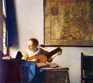suonatrice di liuto